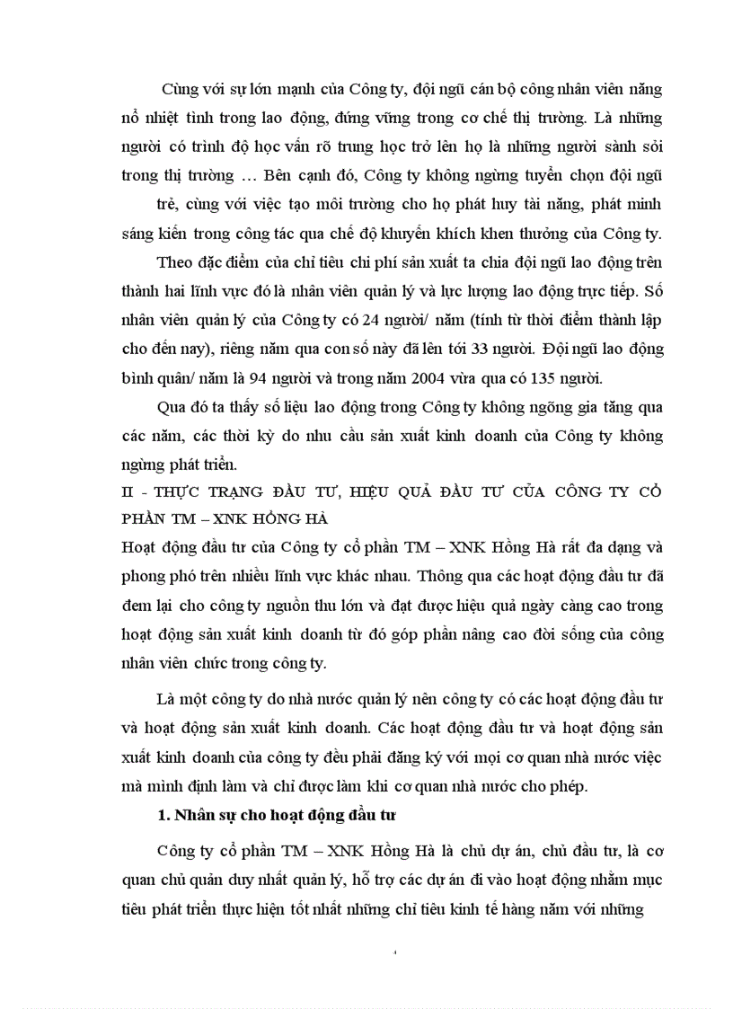 image for page Một số giải pháp nhằm nâng cao hiệu quả hoạt động đầu tư phát triển tại Công ty cổ phần Thương Mại - Xuất Nhập Khẩu Hồng Hà