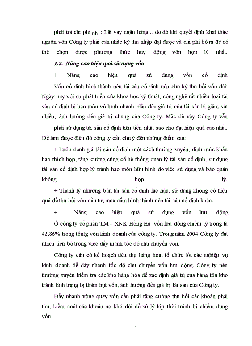 image for page Một số giải pháp nhằm nâng cao hiệu quả hoạt động đầu tư phát triển tại Công ty cổ phần Thương Mại - Xuất Nhập Khẩu Hồng Hà
