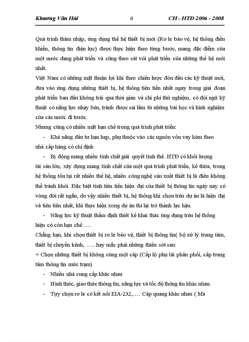 image for page Chuẩn truyền thông áp dụng trong hệ thống điện