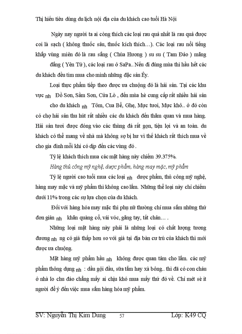 image for page Thị hiếu tiêu dùng du lịch nội địa của du khách cao tuổi Hà Nội