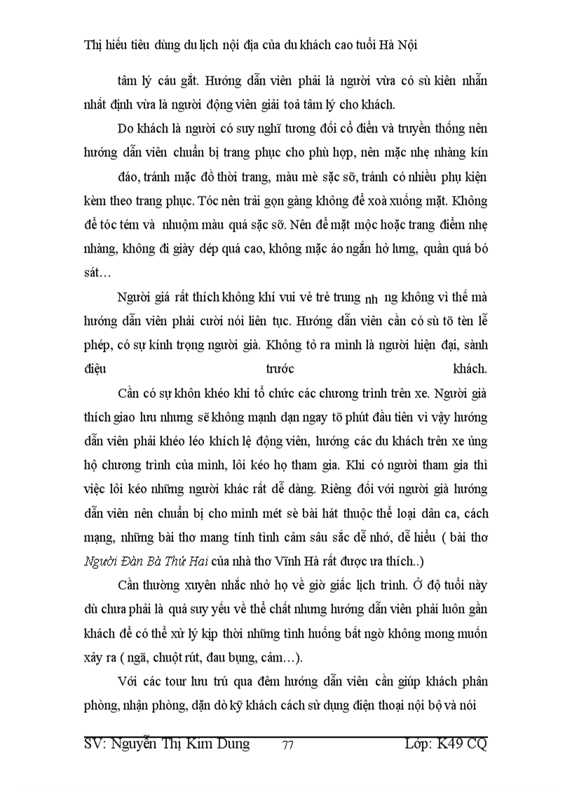 image for page Thị hiếu tiêu dùng du lịch nội địa của du khách cao tuổi Hà Nội