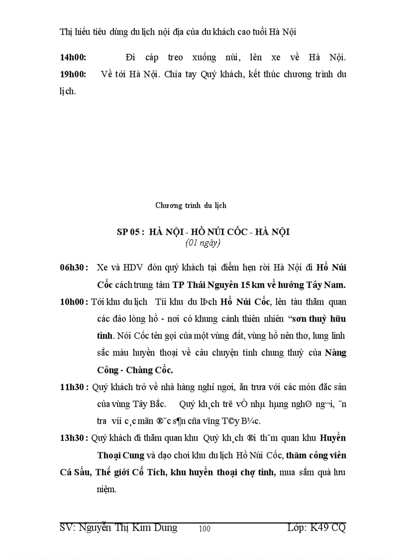 image for page Thị hiếu tiêu dùng du lịch nội địa của du khách cao tuổi Hà Nội