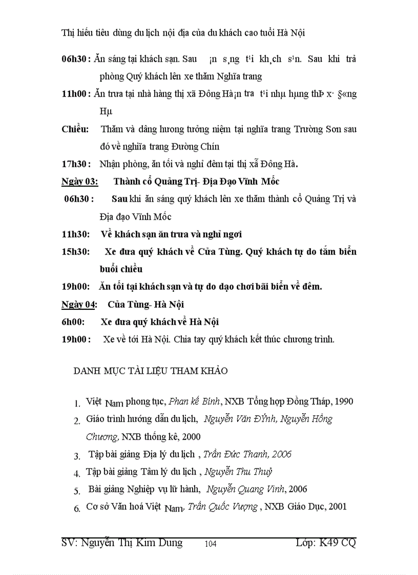 image for page Thị hiếu tiêu dùng du lịch nội địa của du khách cao tuổi Hà Nội