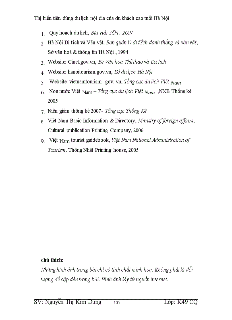 image for page Thị hiếu tiêu dùng du lịch nội địa của du khách cao tuổi Hà Nội