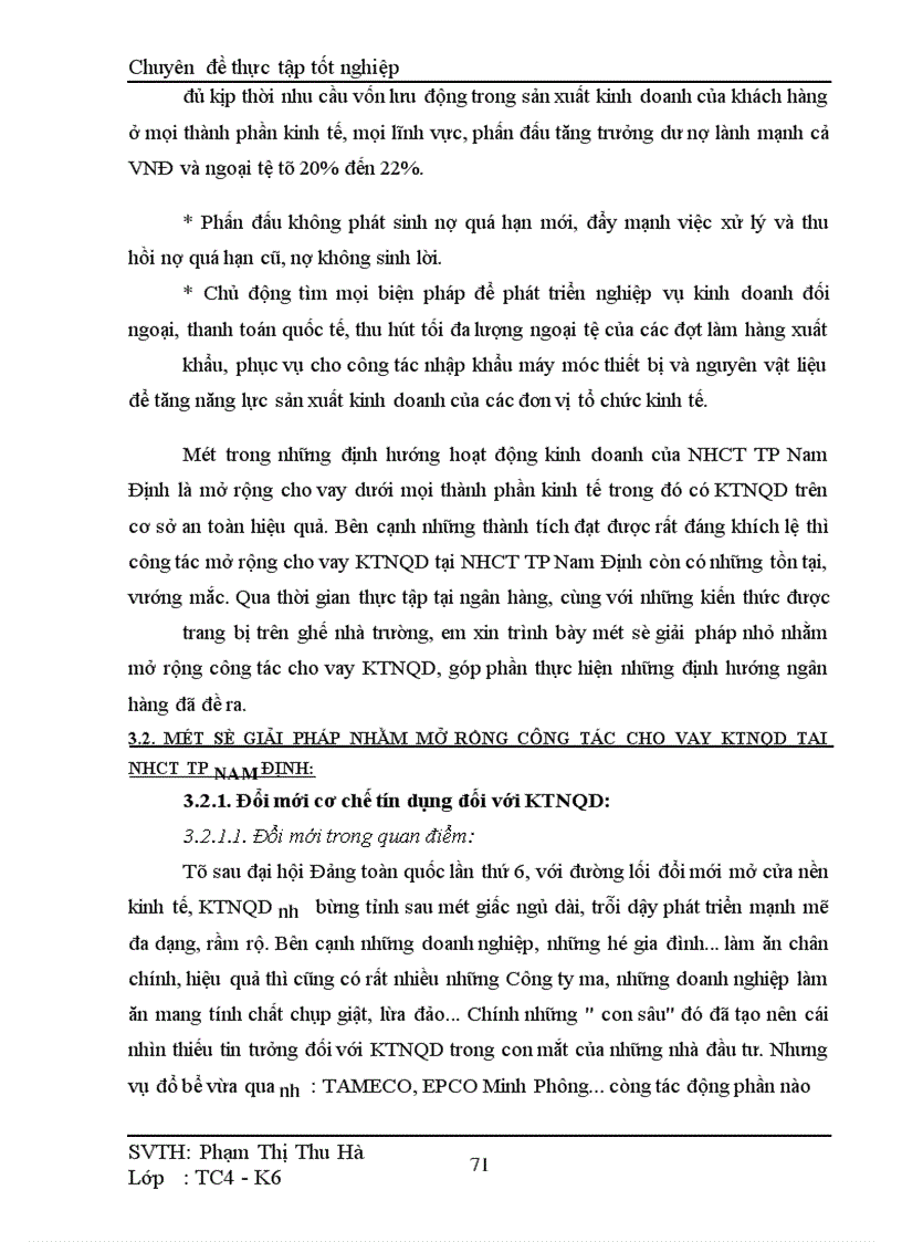 image for page Một số giải pháp nhằm mở rộng cho vay KTNQD tại NHCT TP Nam Định