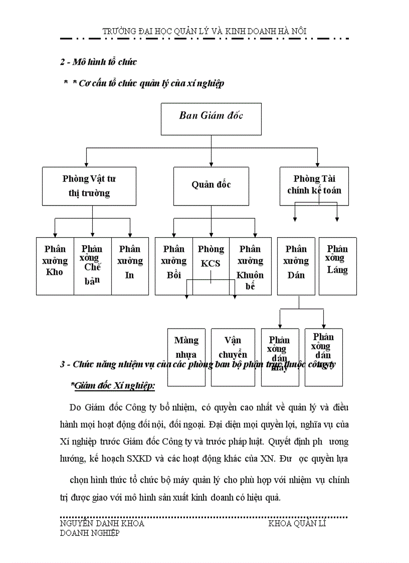 image for page Một số giải pháp nhằm nâng cao hiệu quả sản xuất kinh doanh tại Xí nghiệp In và sản xuất bao bì