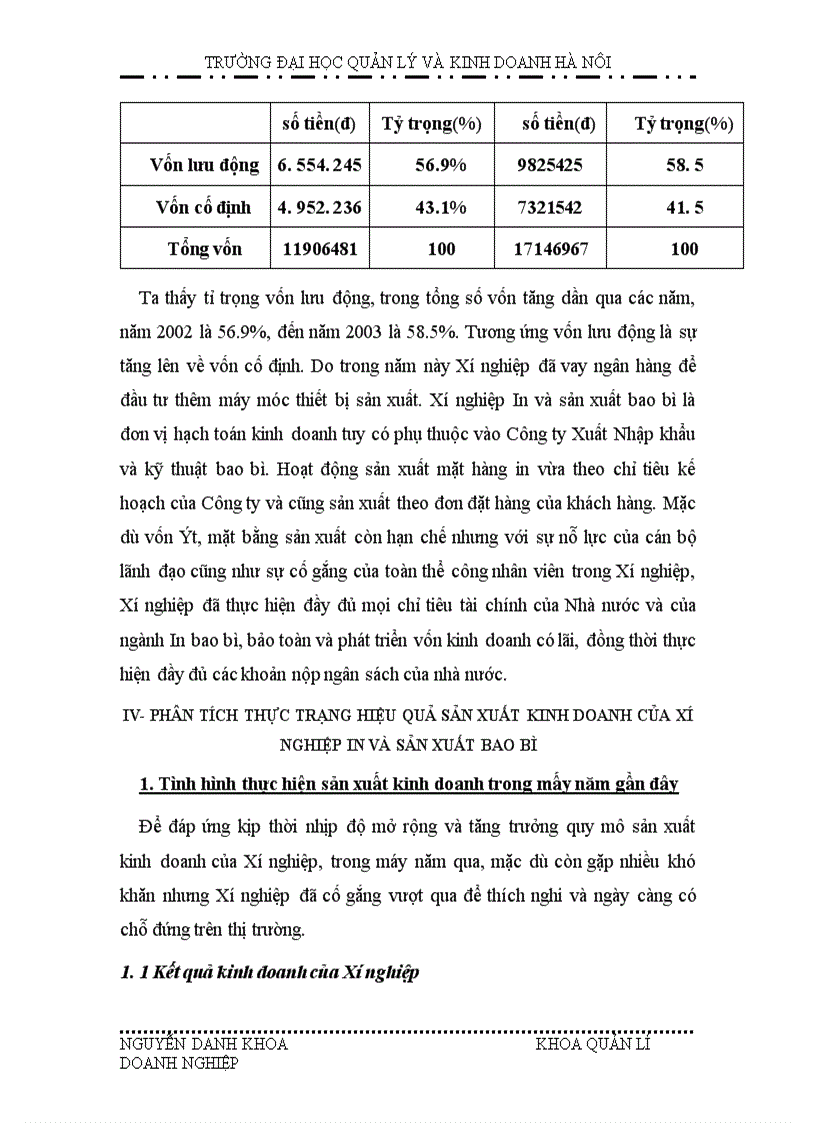 image for page Một số giải pháp nhằm nâng cao hiệu quả sản xuất kinh doanh tại Xí nghiệp In và sản xuất bao bì