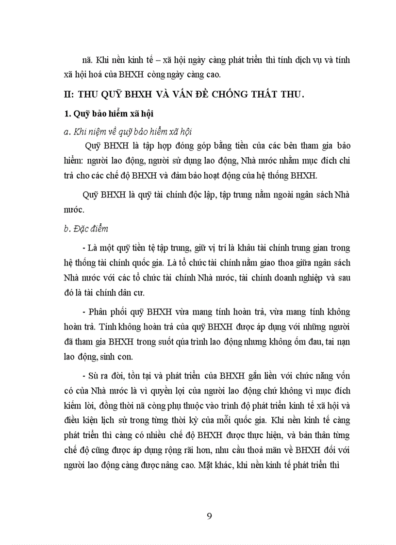 image for page Bàn về việc thu và chống thất thu quỹ bảo hiểm xã hội ở cơ quan Baỏ hiểm xã hội quận Đống đa