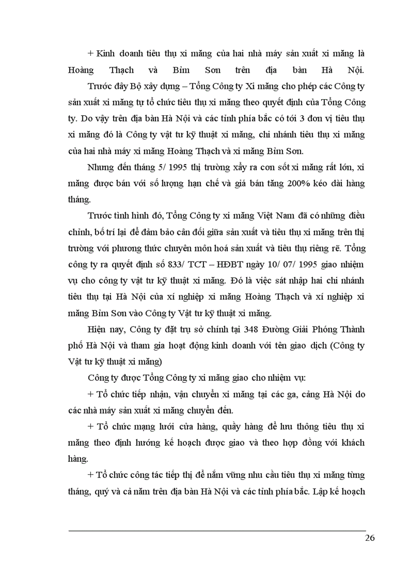 image for page Giải pháp nâng cao hiệu quả sử dụng vốn tại công ty vật tư kỹ thuật xi măng