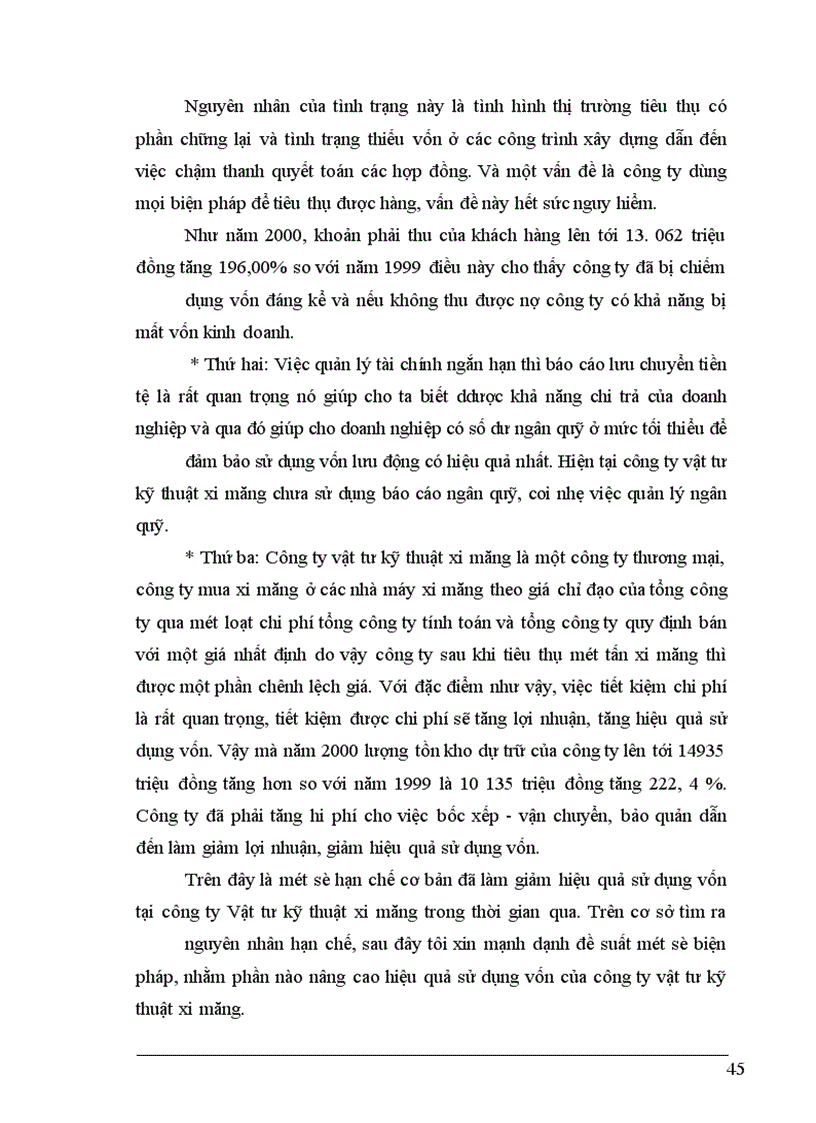 image for page Giải pháp nâng cao hiệu quả sử dụng vốn tại công ty vật tư kỹ thuật xi măng