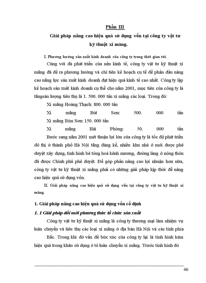 image for page Giải pháp nâng cao hiệu quả sử dụng vốn tại công ty vật tư kỹ thuật xi măng