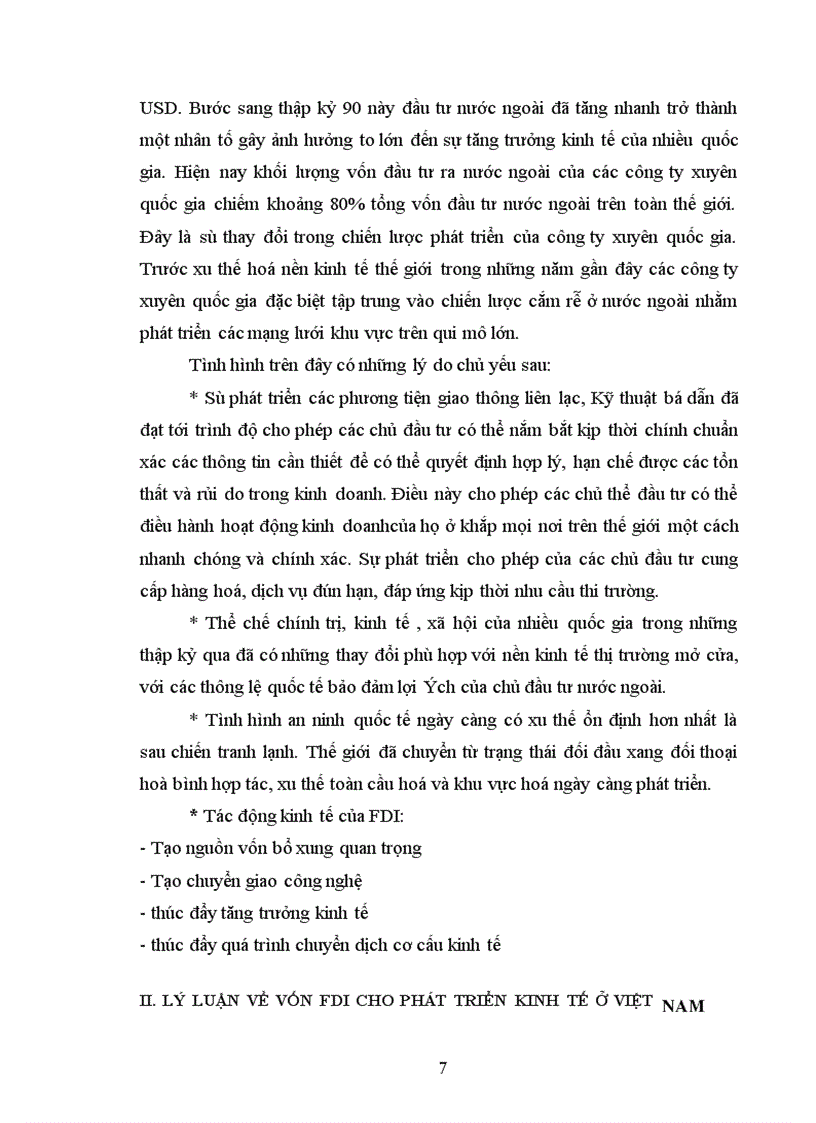 image for page Thu hút vốn đầu tư trực tiếp (FDI) đáp ứng nhu cầu phát triển kinh tế Việt Nam thời kỳ 2005- 2010