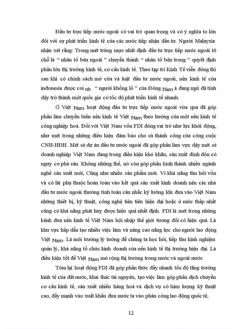 image for page Thu hút vốn đầu tư trực tiếp (FDI) đáp ứng nhu cầu phát triển kinh tế Việt Nam thời kỳ 2005- 2010