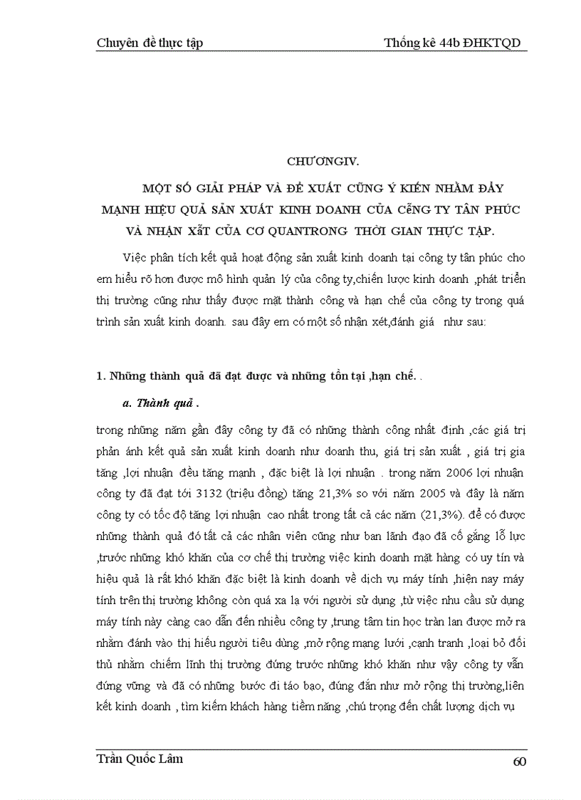 image for page Vận dụng một số phuơng pháp thống kê để phân tích kết quả hoạt động sản xuất kinh doanh của Công ty TNHH và TM Tân Phúc