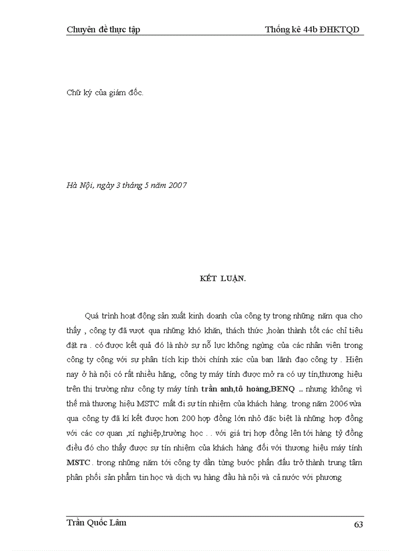 image for page Vận dụng một số phuơng pháp thống kê để phân tích kết quả hoạt động sản xuất kinh doanh của Công ty TNHH và TM Tân Phúc