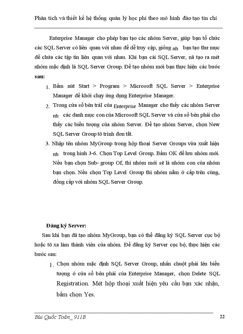 image for page Phân tích và thiết kế hệ thống quản lý học phí theo mô hình đào tạo tín chỉ