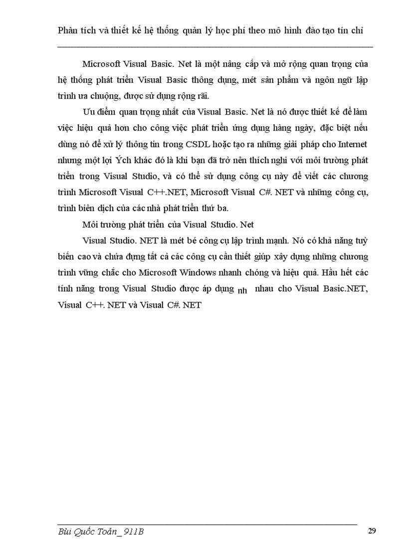 image for page Phân tích và thiết kế hệ thống quản lý học phí theo mô hình đào tạo tín chỉ