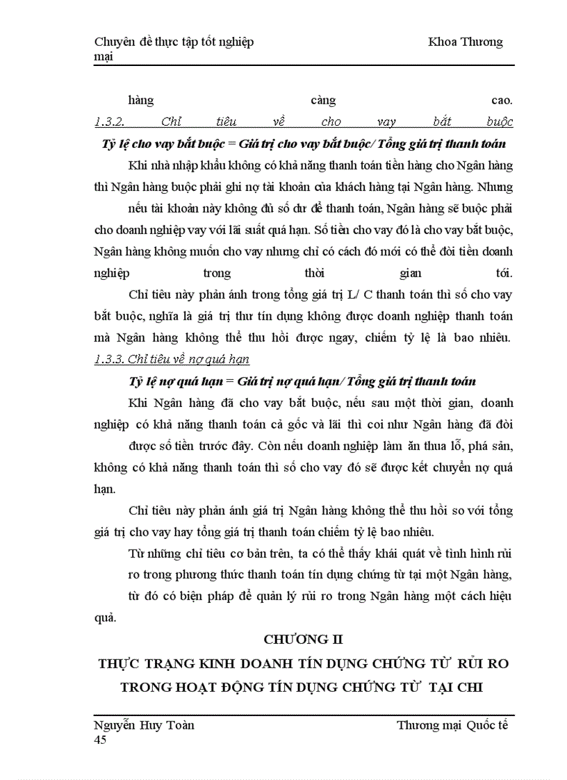 image for page Rủi ro và quản trị rủi ro đối với phương thức thanh toán tín dụng chứng từ trong thanh toán quốc tế tại chi nhánh NHNo & PTNT Nam Hà Nội
