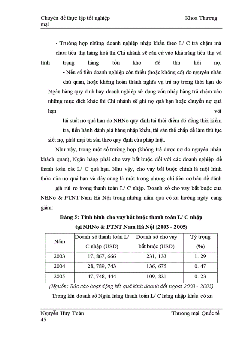 image for page Rủi ro và quản trị rủi ro đối với phương thức thanh toán tín dụng chứng từ trong thanh toán quốc tế tại chi nhánh NHNo & PTNT Nam Hà Nội