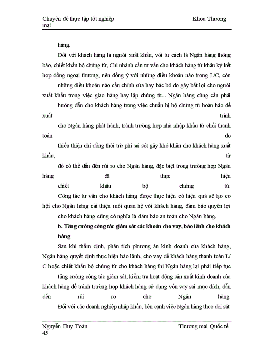 image for page Rủi ro và quản trị rủi ro đối với phương thức thanh toán tín dụng chứng từ trong thanh toán quốc tế tại chi nhánh NHNo & PTNT Nam Hà Nội