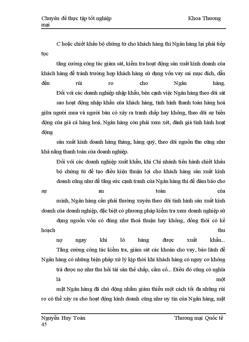 image for page Rủi ro và quản trị rủi ro đối với phương thức thanh toán tín dụng chứng từ trong thanh toán quốc tế tại chi nhánh NHNo & PTNT Nam Hà Nội