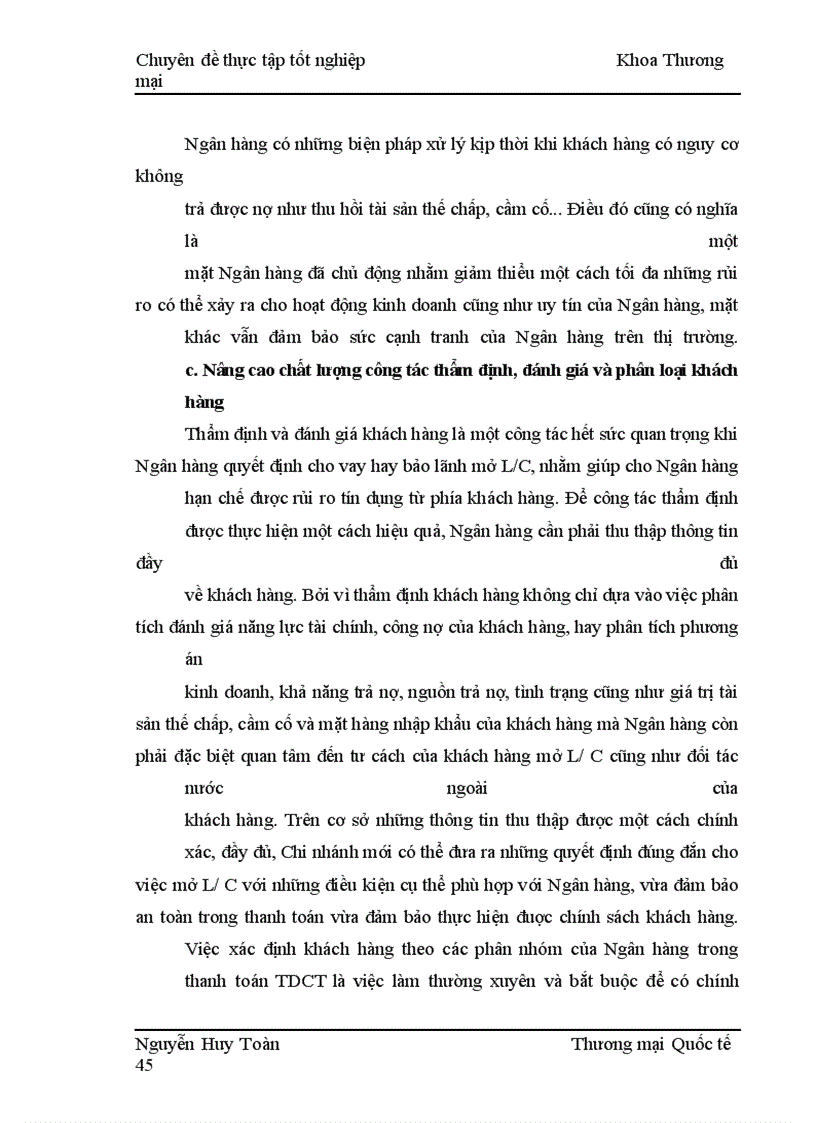 image for page Rủi ro và quản trị rủi ro đối với phương thức thanh toán tín dụng chứng từ trong thanh toán quốc tế tại chi nhánh NHNo & PTNT Nam Hà Nội