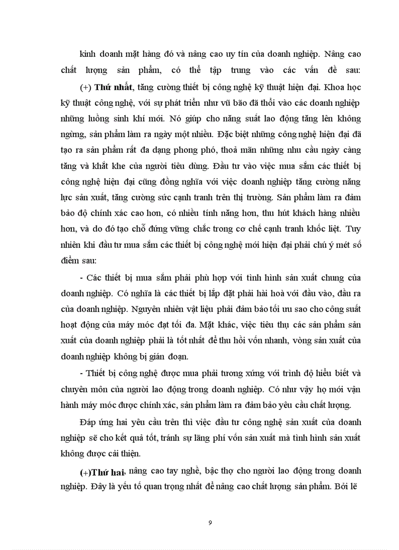 image for page Một số giải pháp nâng cao chất lượng sản phẩm ở công ty in hàng không