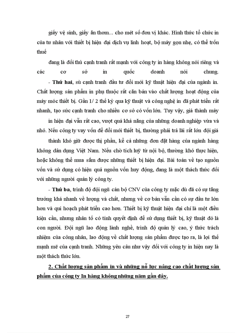 image for page Một số giải pháp nâng cao chất lượng sản phẩm ở công ty in hàng không