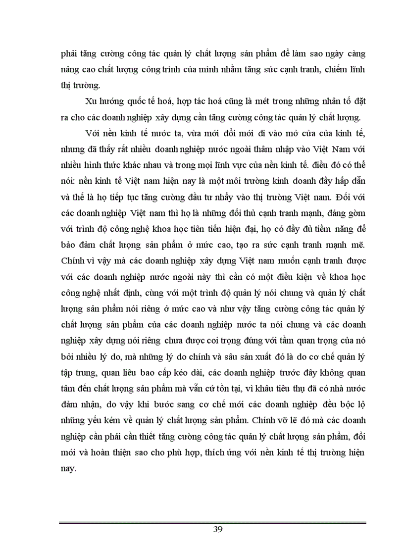 image for page Một số vấn đề về công tác quản lý chất lượng công trình xây dựng ở xí nghiệp xây dựng số 2 thuộc công ty xây dựng số 4