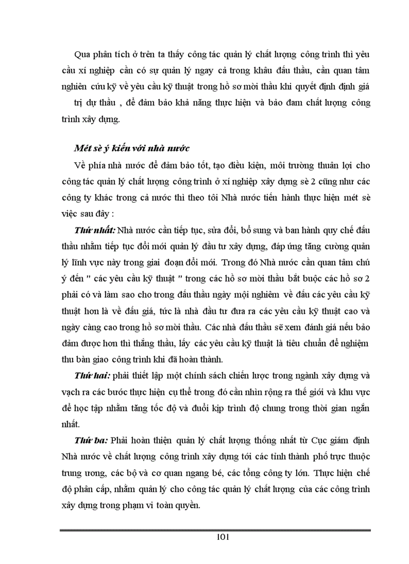image for page Một số vấn đề về công tác quản lý chất lượng công trình xây dựng ở xí nghiệp xây dựng số 2 thuộc công ty xây dựng số 4