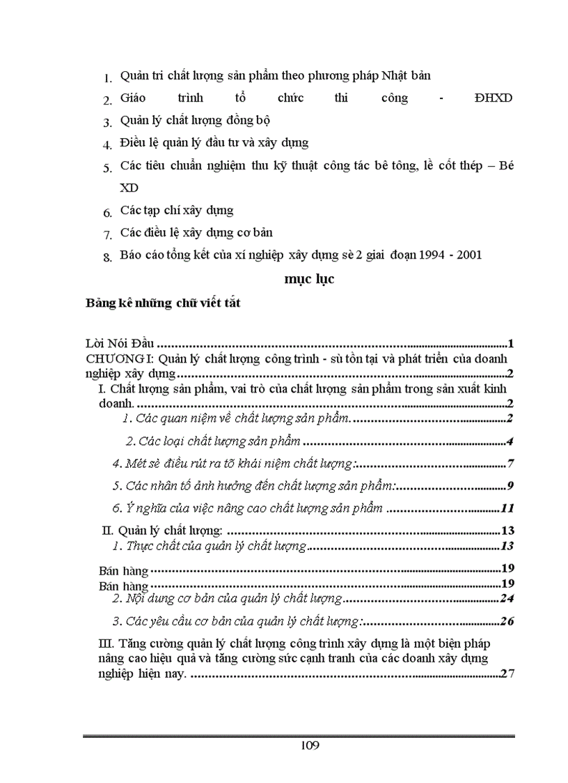 image for page Một số vấn đề về công tác quản lý chất lượng công trình xây dựng ở xí nghiệp xây dựng số 2 thuộc công ty xây dựng số 4