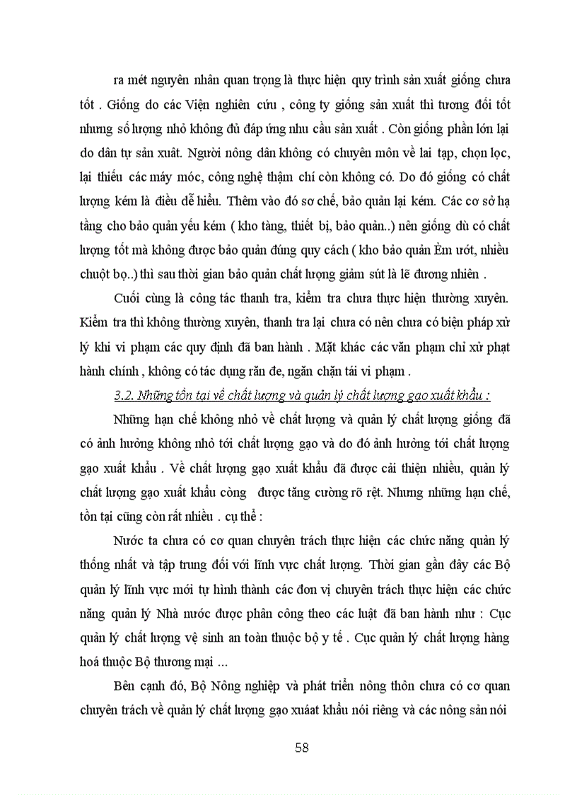 image for page Hiện trạng chất lượng - quản lý chất lượng gạo và một số giải pháp nâng cao chất lượng gạo xuất khẩu