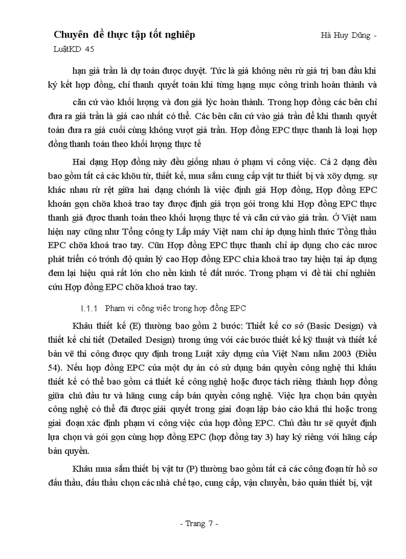 image for page Thực tiễn các điều khoản ký kết và thực hiên Hợp đồng Tổng thầu EPC tại Tổng công ty Lắp máy Việt Nam