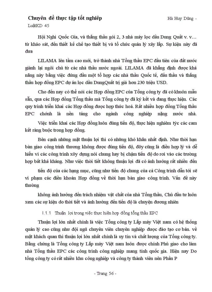 image for page Thực tiễn các điều khoản ký kết và thực hiên Hợp đồng Tổng thầu EPC tại Tổng công ty Lắp máy Việt Nam