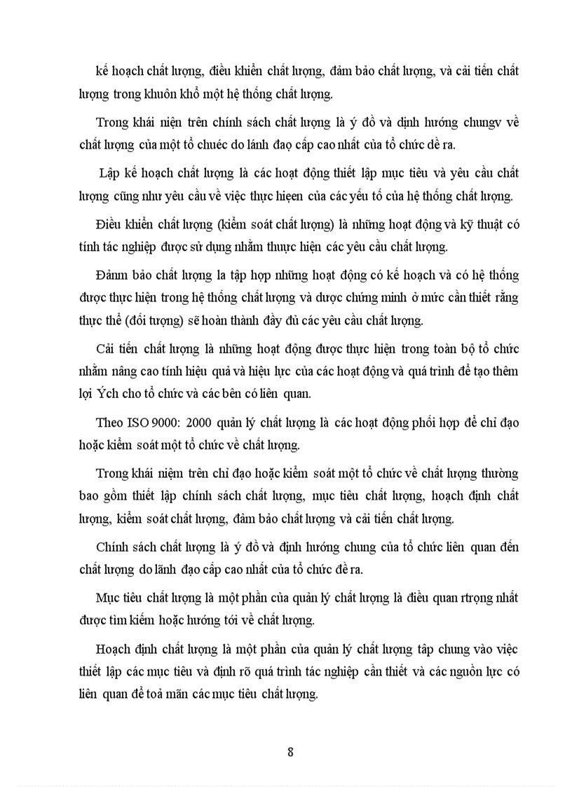 image for page Những biện pháp để duy trì và phát triển việc áp dụng hệ thống quản lý chất lượng theo ISO 9000 ỏ công ty CNHH thương mại Đại Đồng
