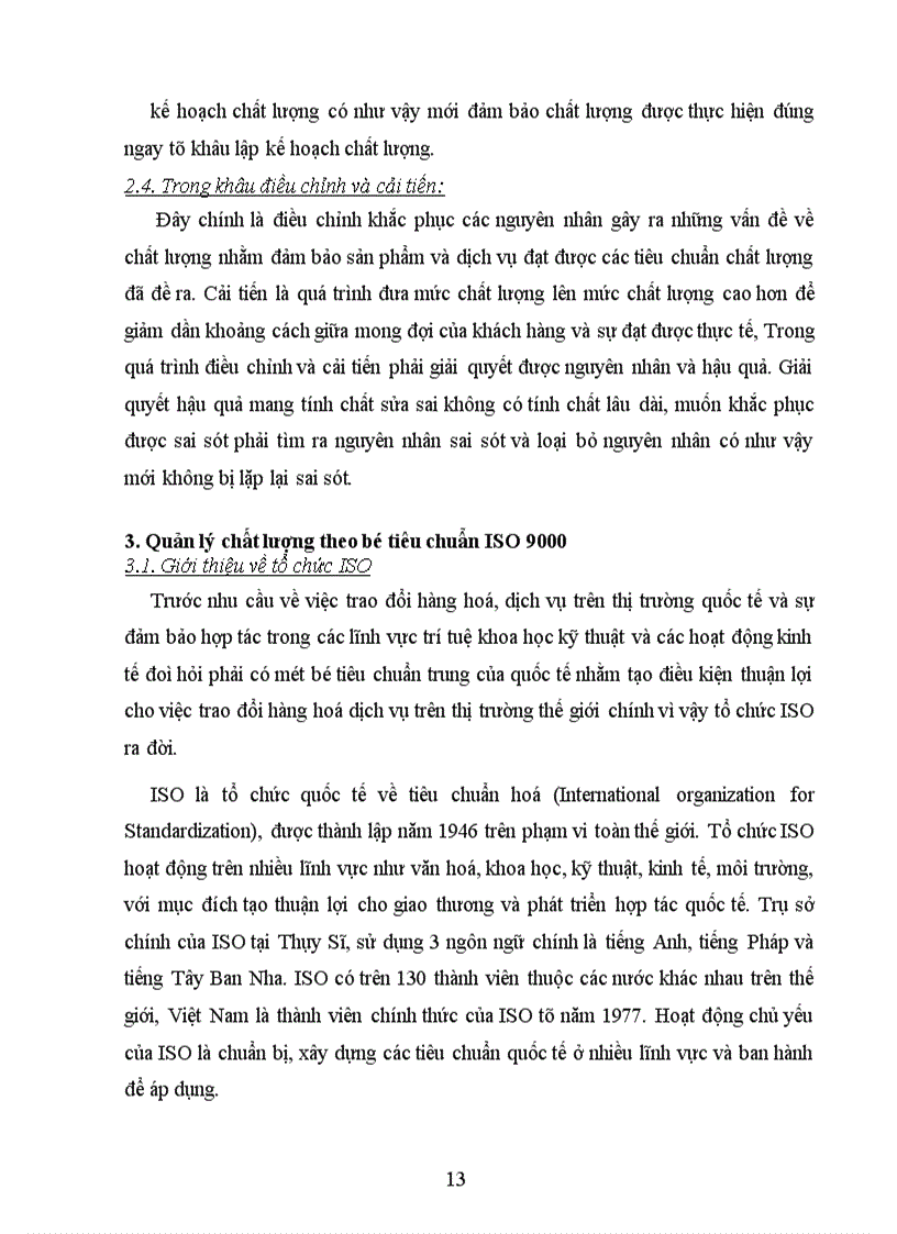 image for page Những biện pháp để duy trì và phát triển việc áp dụng hệ thống quản lý chất lượng theo ISO 9000 ỏ công ty CNHH thương mại Đại Đồng