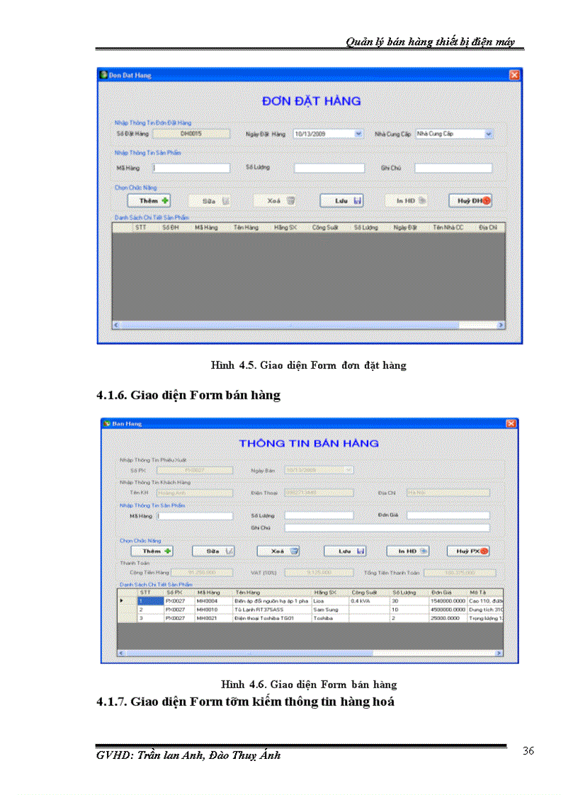 image for page Quản lý bán hàng thiết bị điện máy