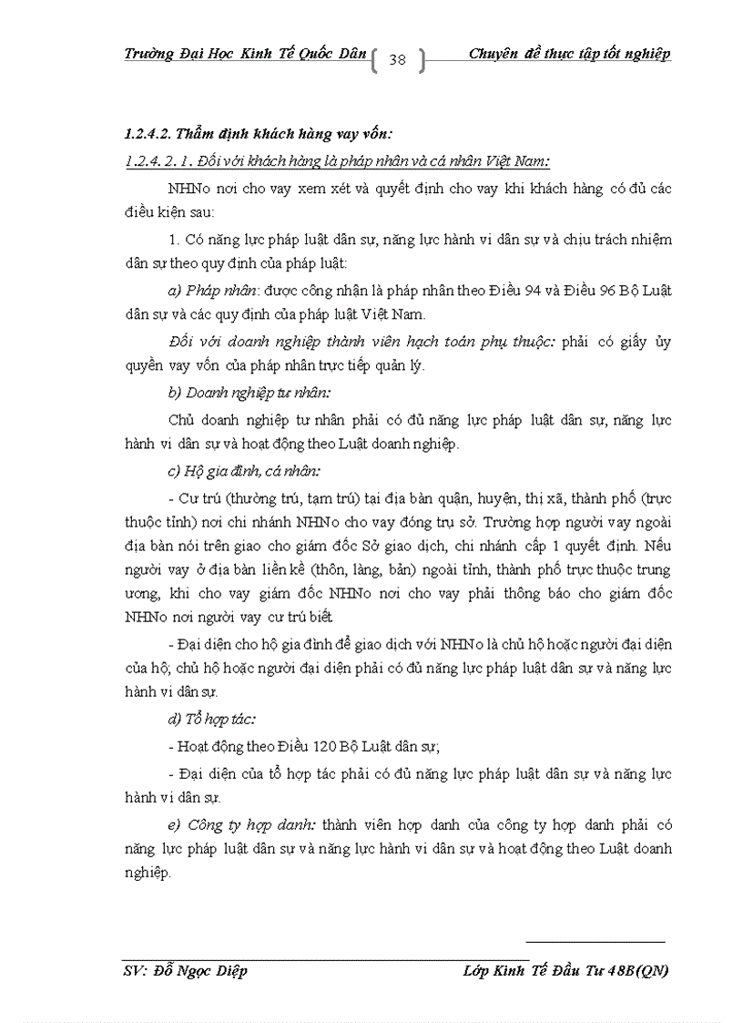 image for page Thực trạng công tác thẩm định dự án đầu tư vay vốn tại Chi nhánh Đống Đa NHNo & PTNT.