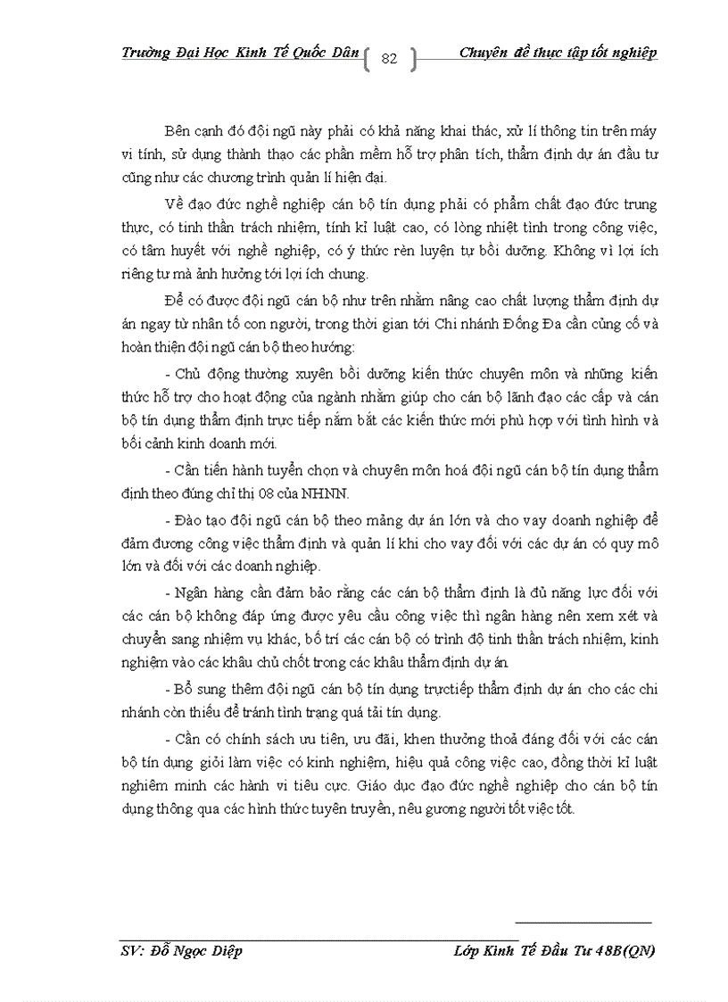 image for page Thực trạng công tác thẩm định dự án đầu tư vay vốn tại Chi nhánh Đống Đa NHNo & PTNT.