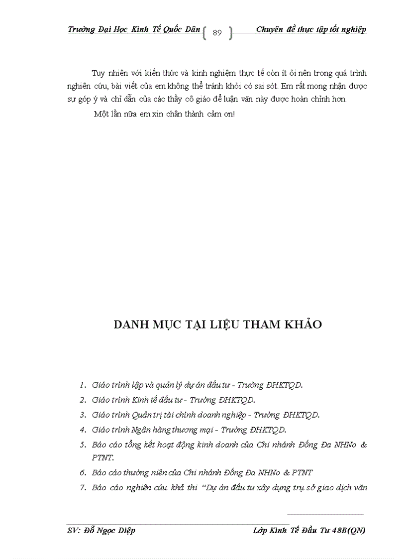image for page Thực trạng công tác thẩm định dự án đầu tư vay vốn tại Chi nhánh Đống Đa NHNo & PTNT.
