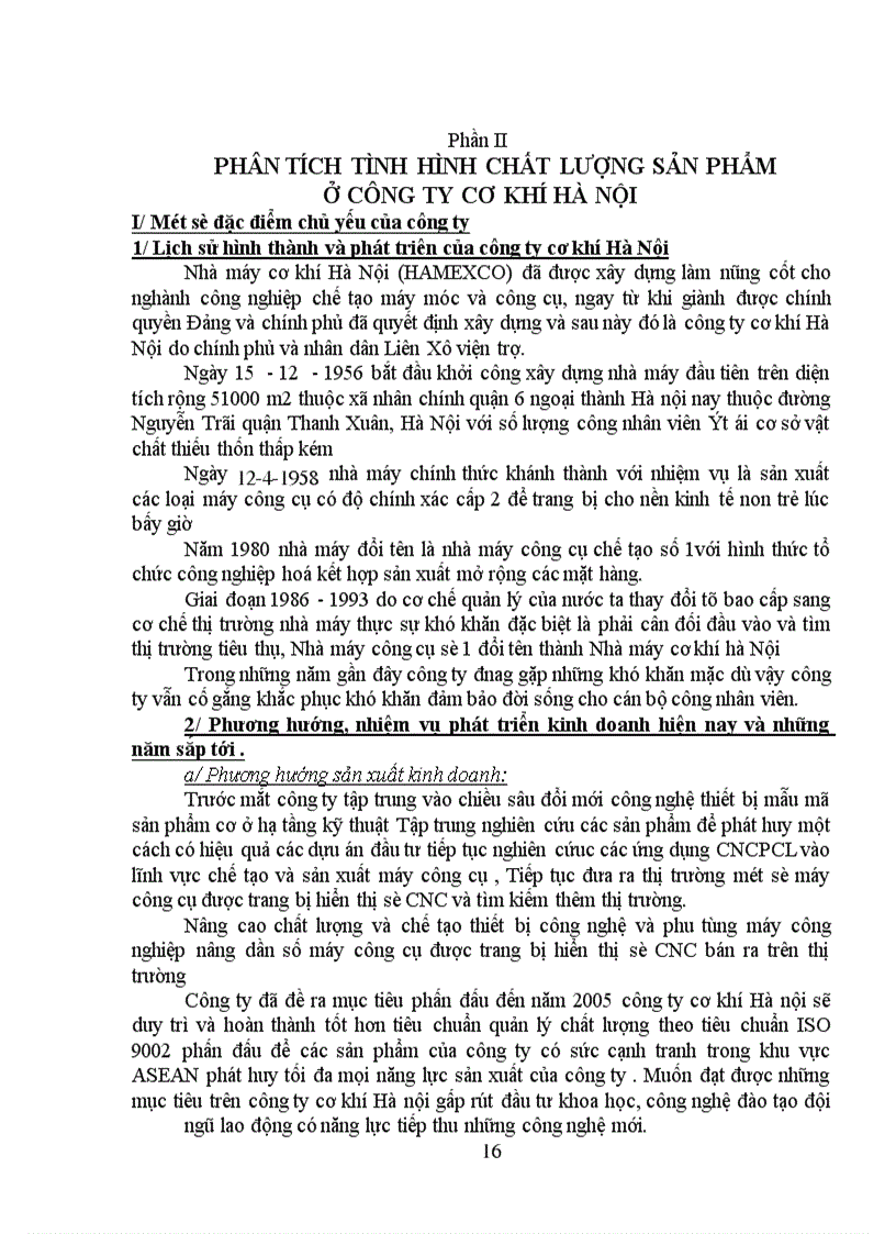 image for page Một số ý kiến nhằm nâng cao chất lượng sản phẩm ở công ty cơ khí Hà Nội