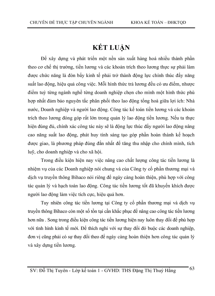 image for page Hoàn thiện Kế toán tiền lương và các khoản trích theo lương tại Công ty Cổ phần thương mại và dịch vụ truyền thông Bihaco