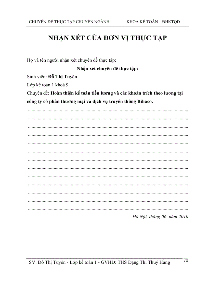 image for page Hoàn thiện Kế toán tiền lương và các khoản trích theo lương tại Công ty Cổ phần thương mại và dịch vụ truyền thông Bihaco