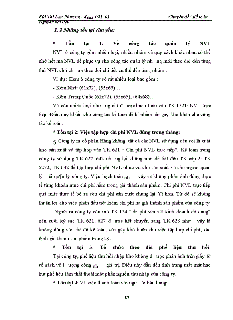 image for page Hoàn thiện công tác kế toán nguyên vật liệu tại công ty cổ phần In Hàng Không
