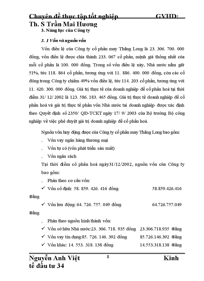 image for page Đầu Tư Nâng Cao Chất Lượng Sản Phẩm Của Công Ty Cổ Phần May Thăng Long Đáp ứng Yêu Cầu Hội Nhập Kinh Tế Quốc Tế