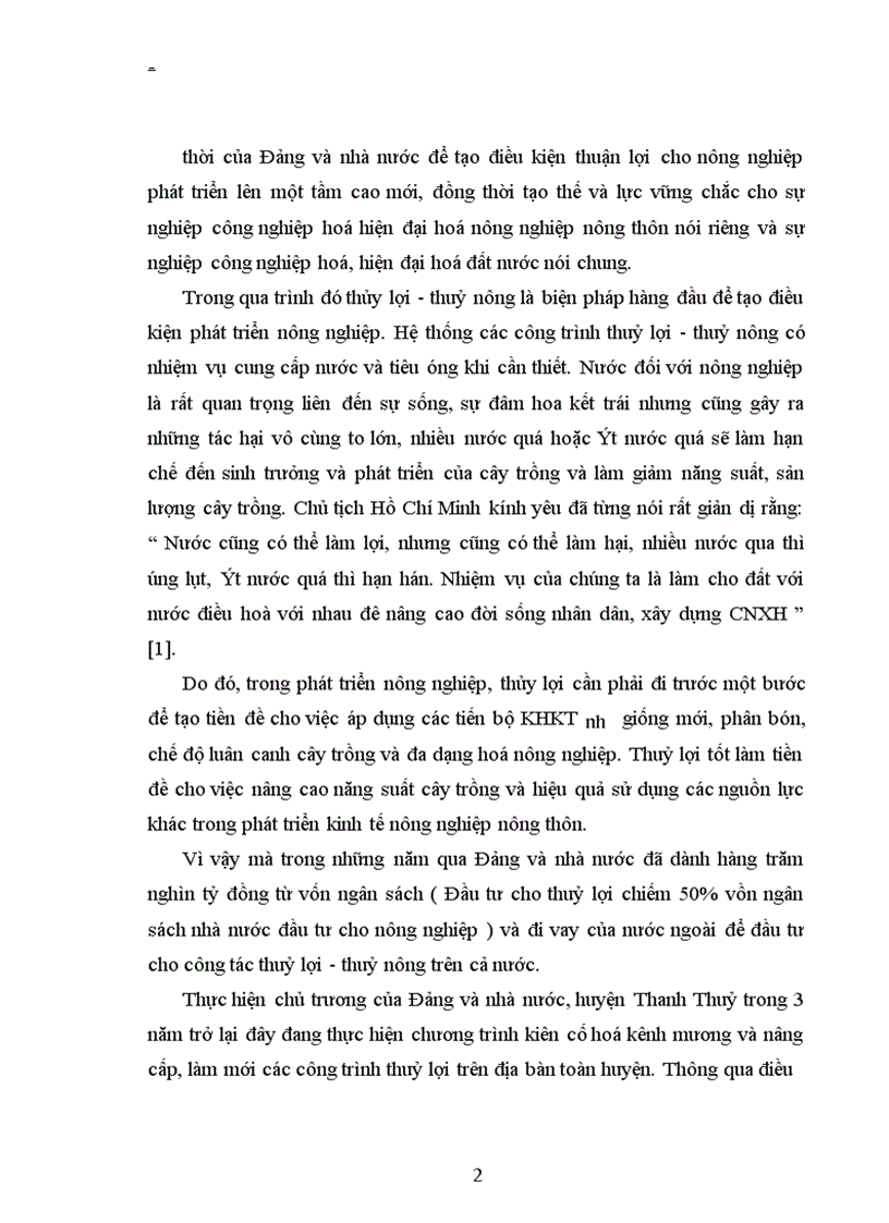 image for page Bước đầu đánh giá hiệu quả kinh tế của việc khai thác các công trình thuỷ nông trên địa bàn huyện Thanh Thuỷ- tỉnh Phú Thọ