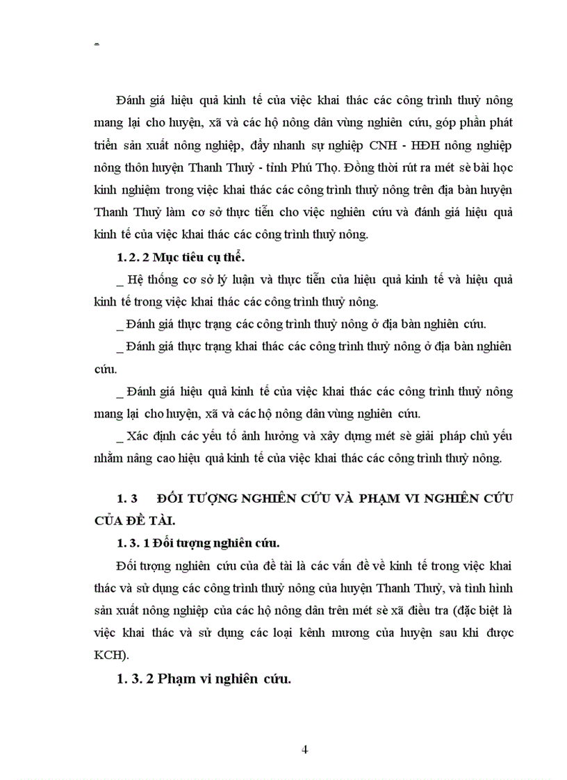 image for page Bước đầu đánh giá hiệu quả kinh tế của việc khai thác các công trình thuỷ nông trên địa bàn huyện Thanh Thuỷ- tỉnh Phú Thọ