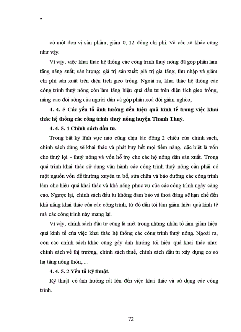 image for page Bước đầu đánh giá hiệu quả kinh tế của việc khai thác các công trình thuỷ nông trên địa bàn huyện Thanh Thuỷ- tỉnh Phú Thọ