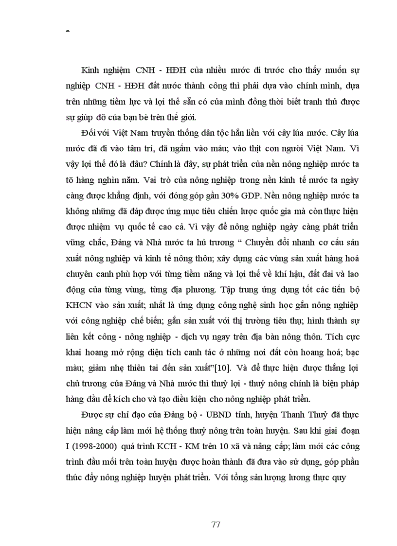 image for page Bước đầu đánh giá hiệu quả kinh tế của việc khai thác các công trình thuỷ nông trên địa bàn huyện Thanh Thuỷ- tỉnh Phú Thọ