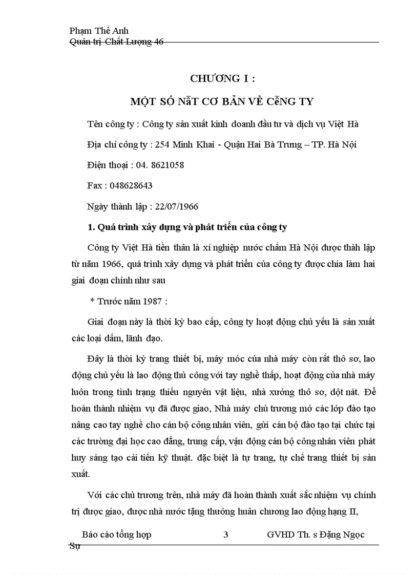 image for page Nâng cao chất lượng quy trình sản xuất bia hơi ở công ty bia VIệt Hà